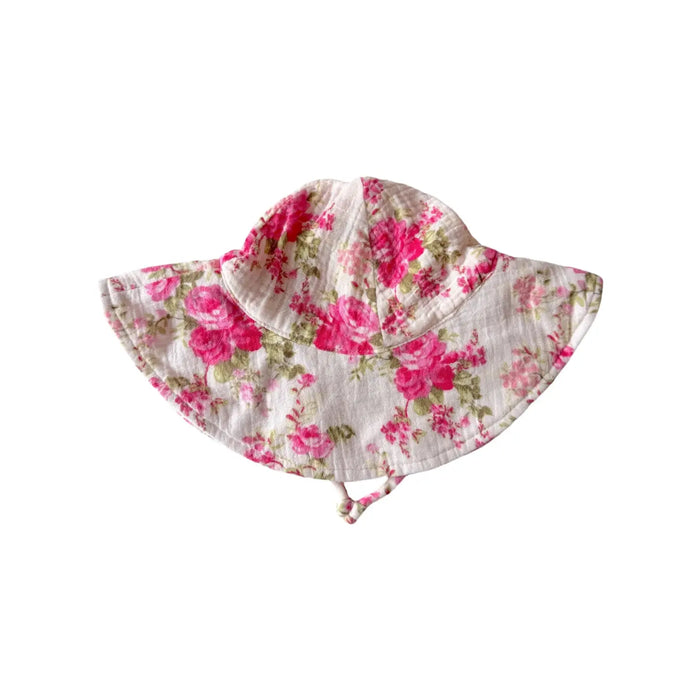 Muslin Wide Brim Hat