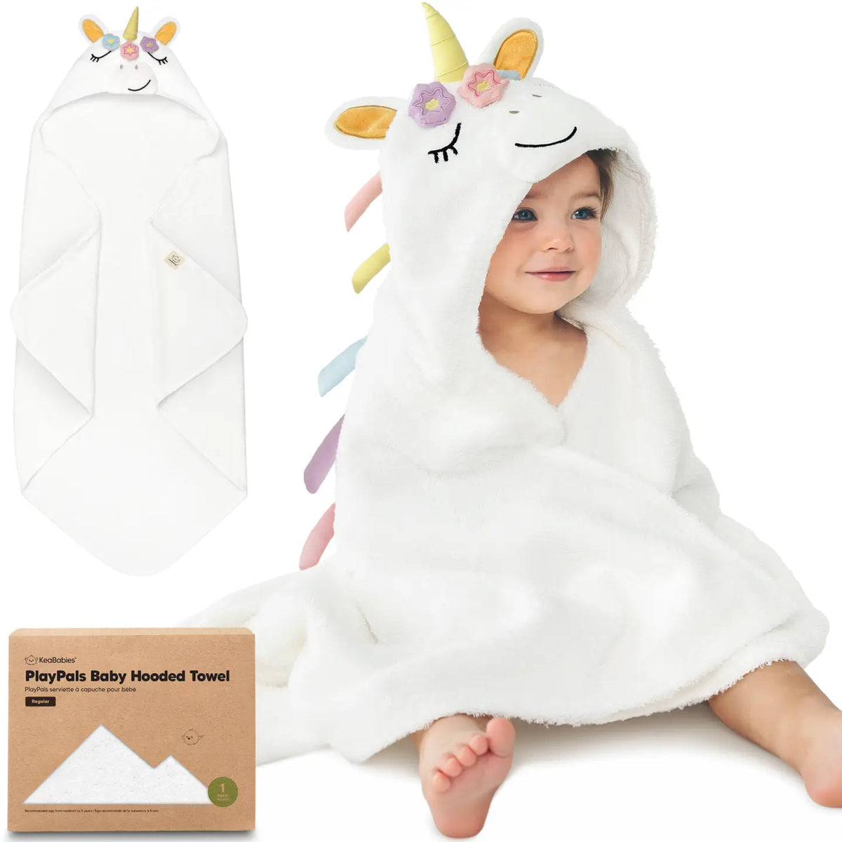 Playpals Hooded Baby Bath Towels
