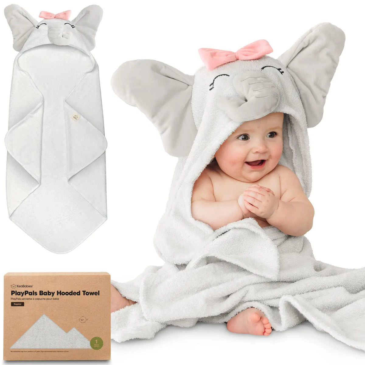 Playpals Hooded Baby Bath Towels