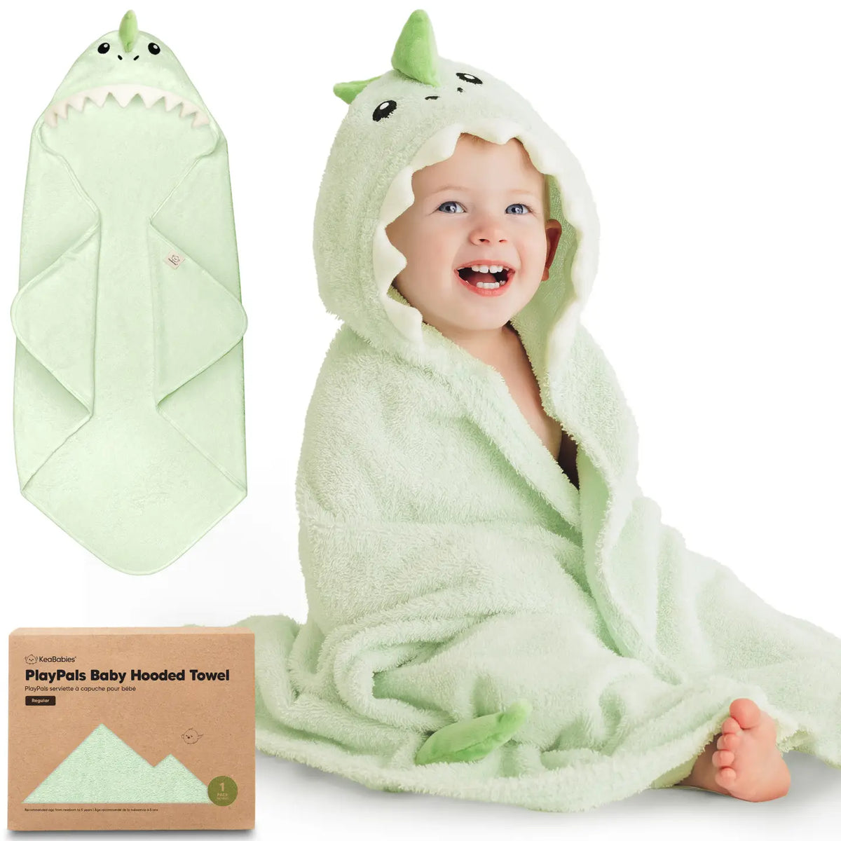 Playpals Hooded Baby Bath Towels