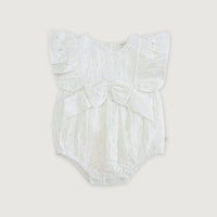 Eyelet Big Bow Romper