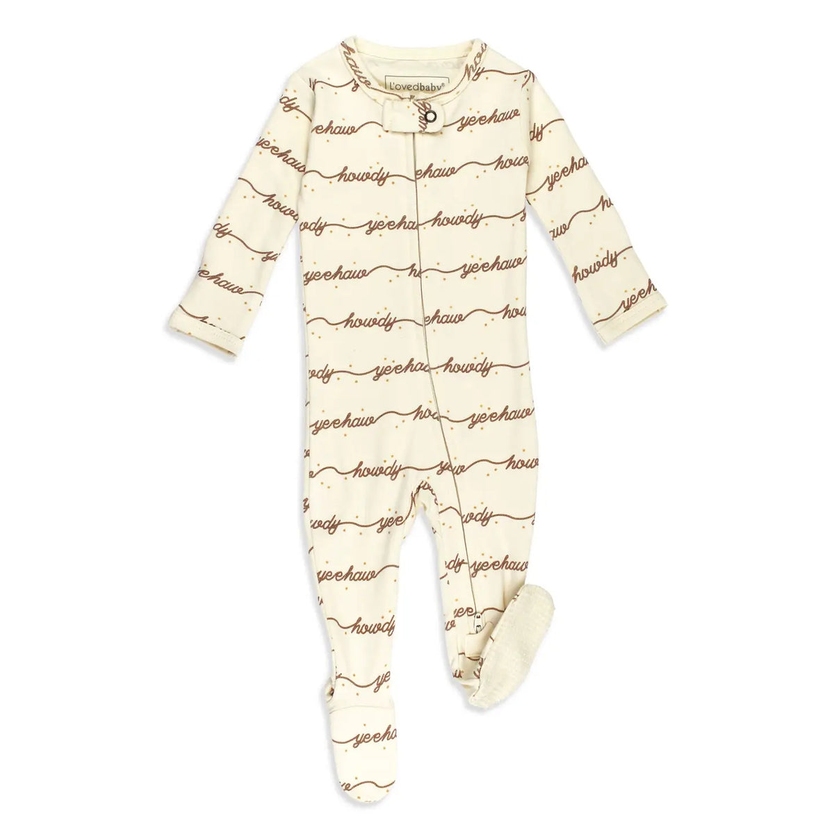Organic Zipper Footie