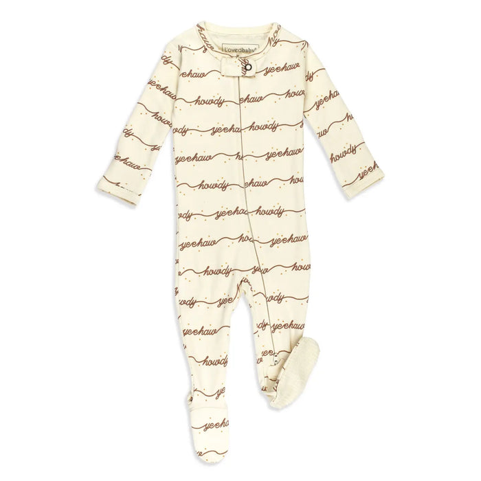 Organic Zipper Footie