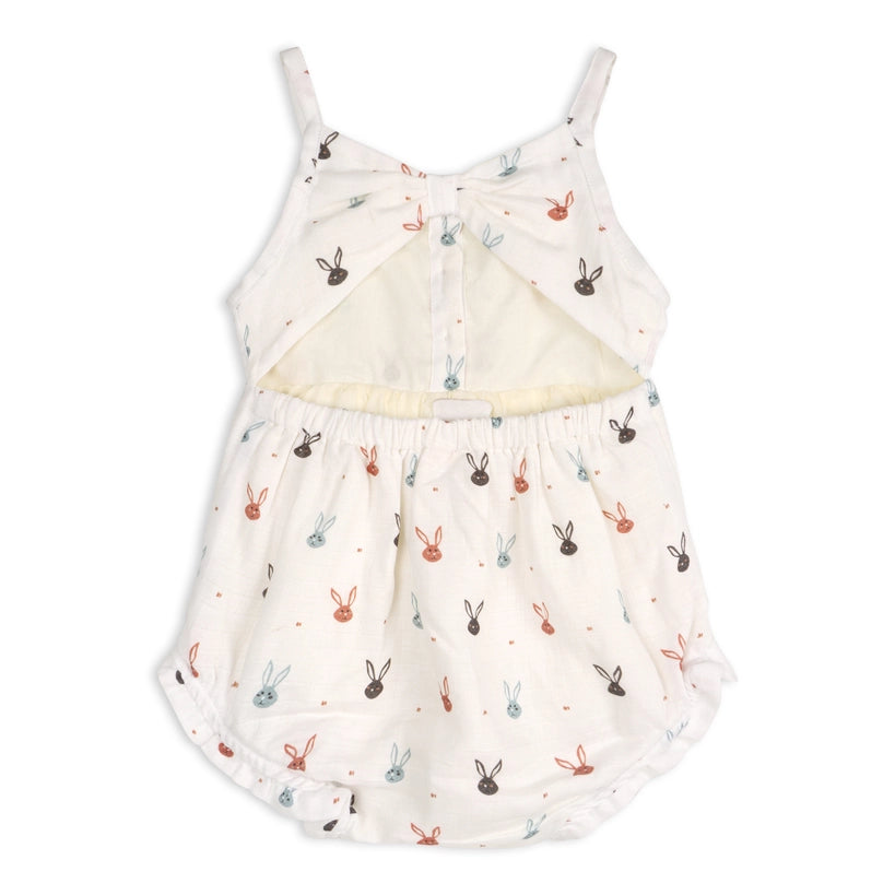 Muslin Baby Romper & Headband