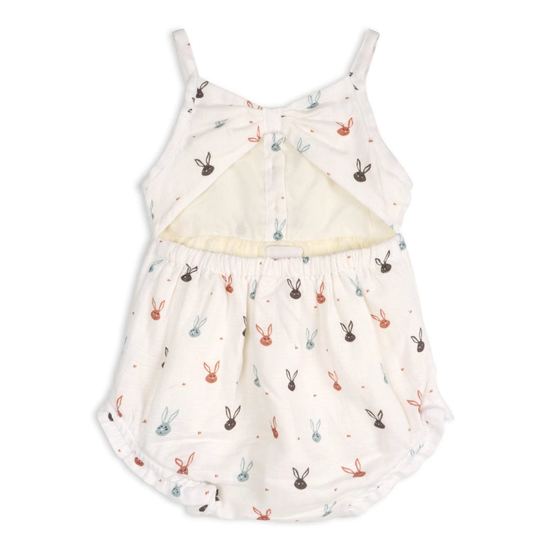Muslin Baby Romper & Headband