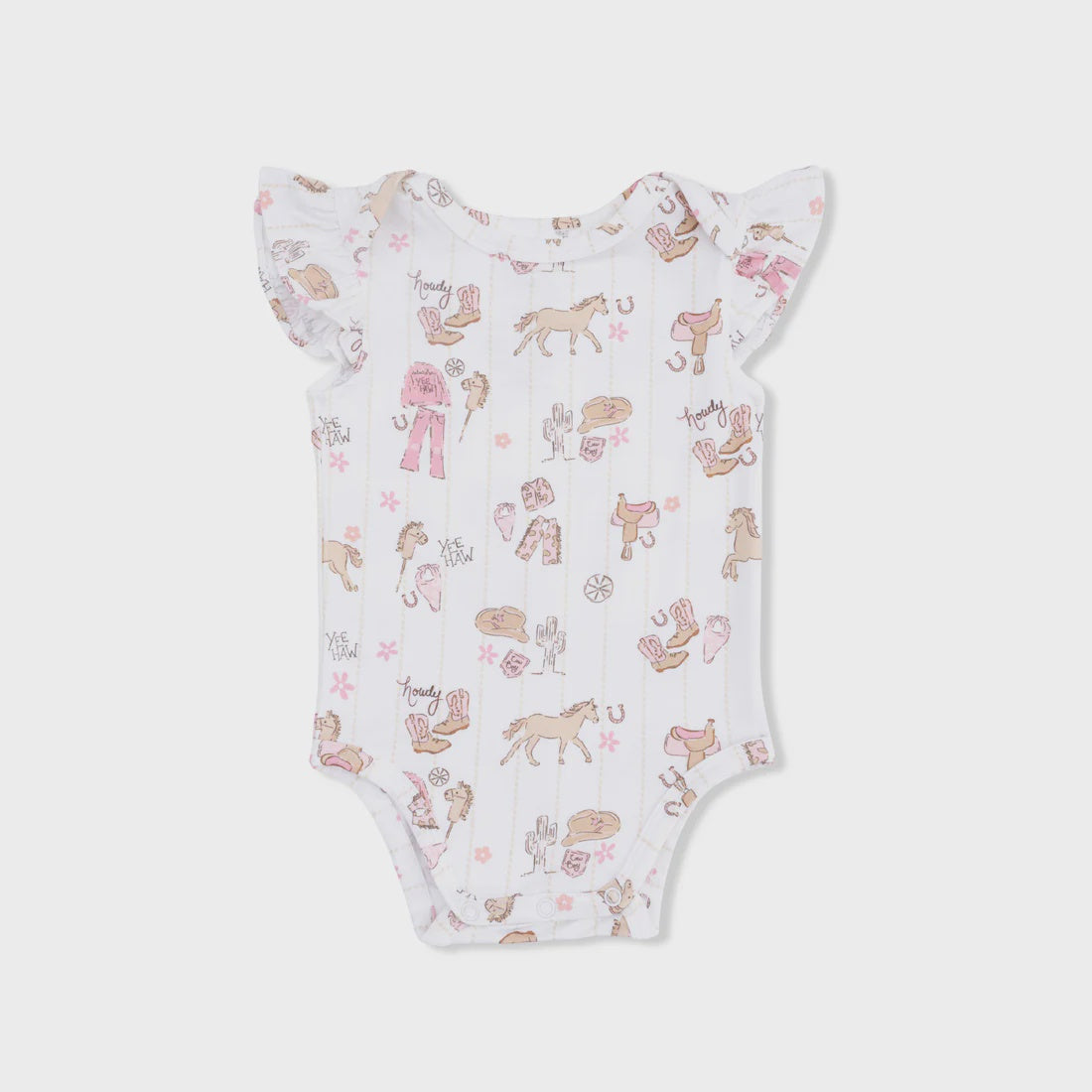 Ruffle Sleeve Bodysuit