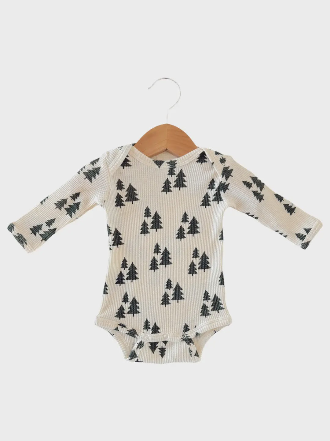 Organic Waffle Long Sleeve Bodysuit