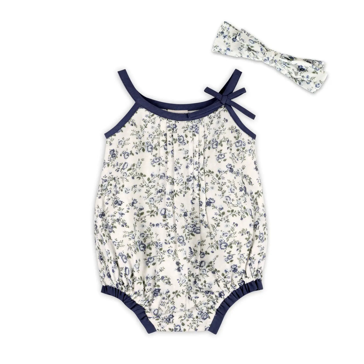 Muslin Baby Romper & Headband