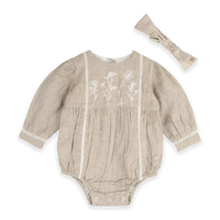 Romper & Headband Set (Organic Cotton)