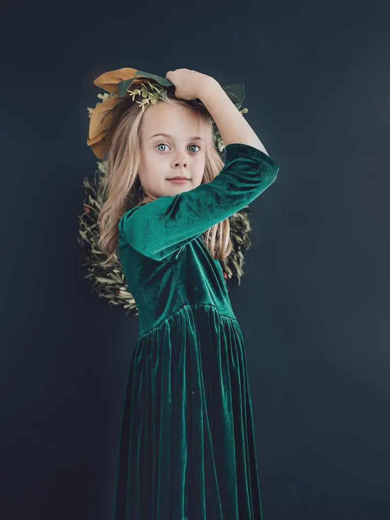 Velvet Twirl Dress