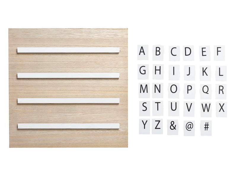 Wood Tile Letterboard