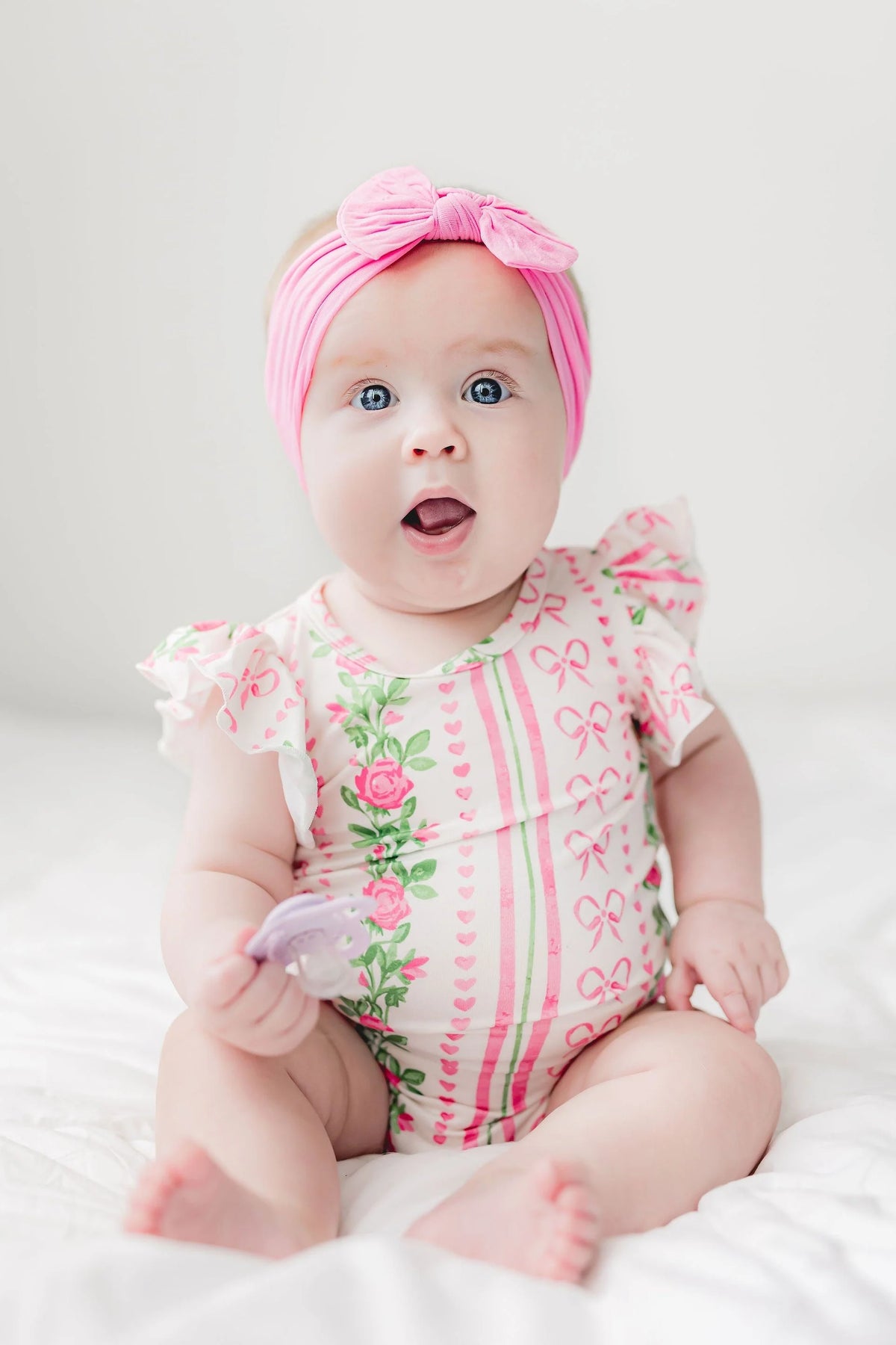 Short Sleeve Flutter Bodysuit