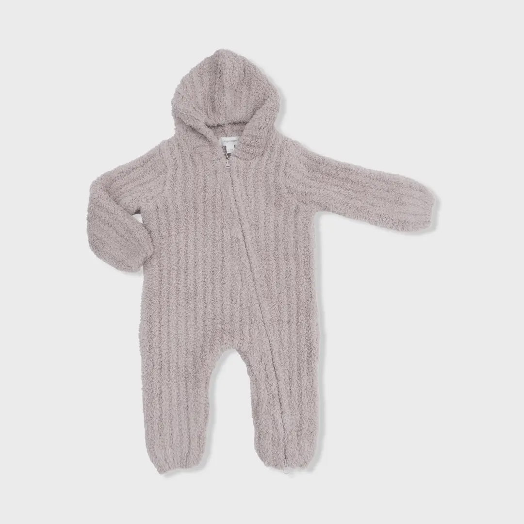 Chenille Hooded Romper