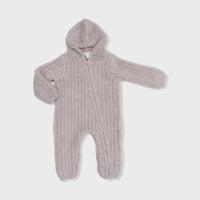 Chenille Hooded Romper