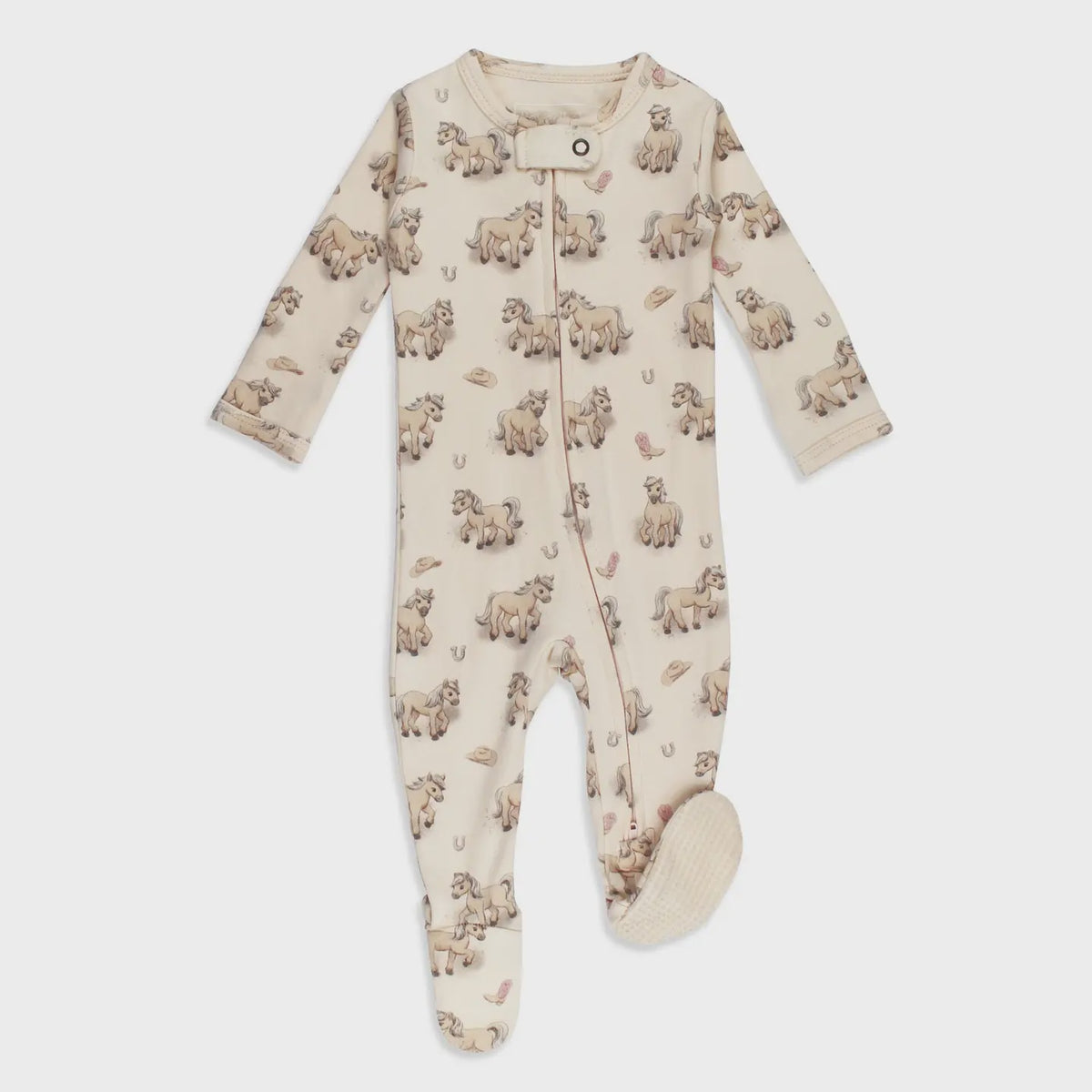 Organic Zipper Footie