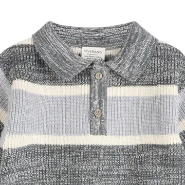 Polo Knit Pullover & Pant Set