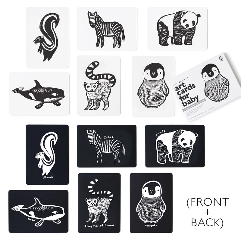 Black & White Art Cards