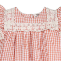 Sofia Gingham Bubble Romper