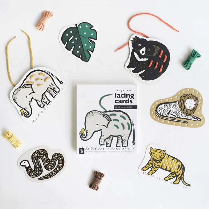 Jungle Lacing Cards