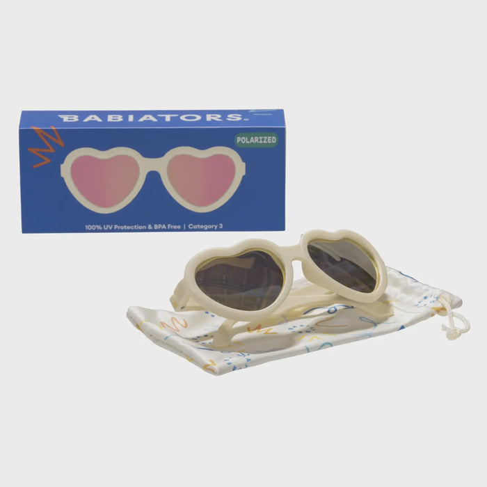 Heart Polarized Mirror Lens