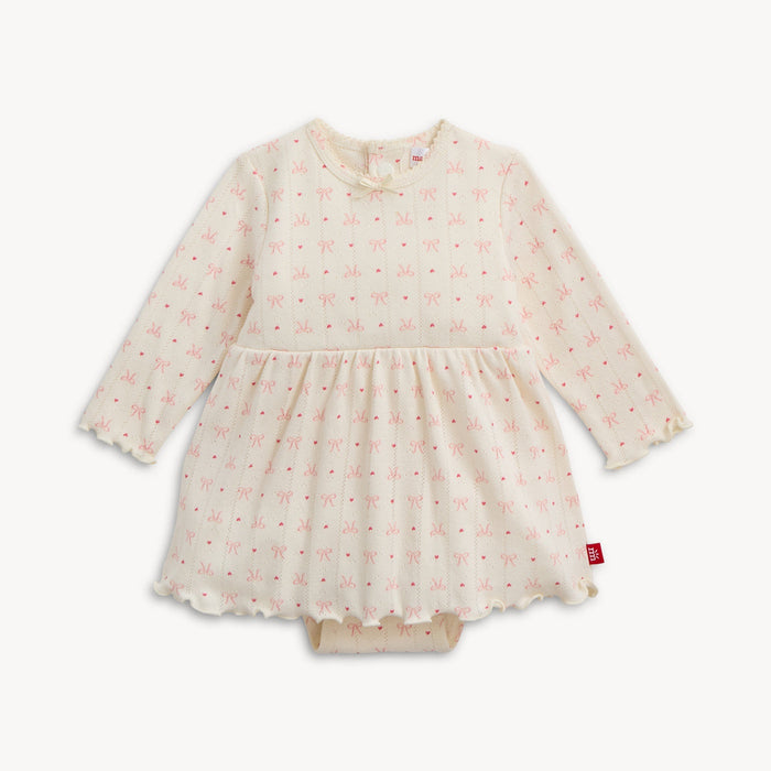 Pointelle Bodysuit Dress