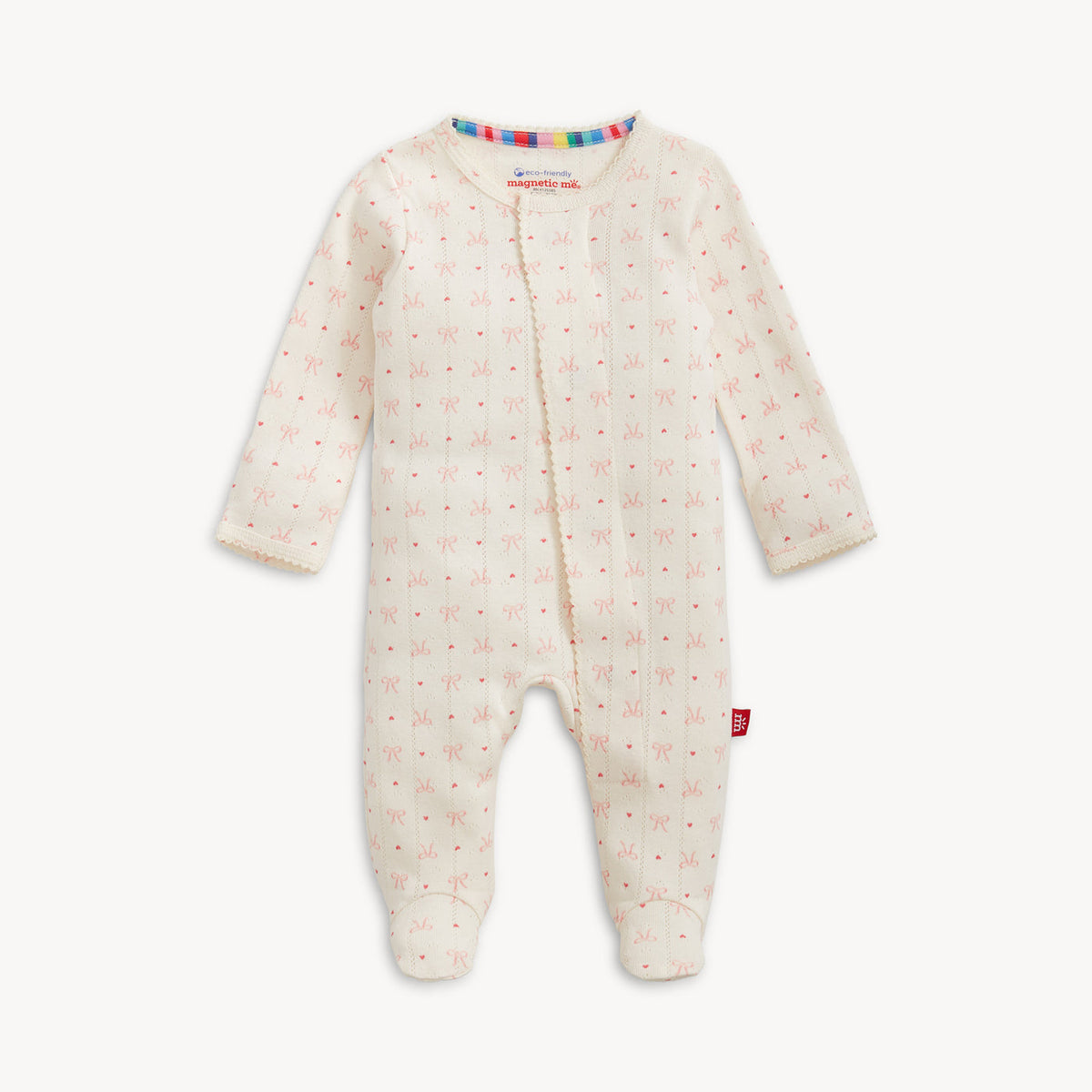 Pointelle Magnetic Footie