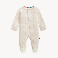 Pointelle Magnetic Footie