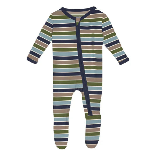 Footie 2 way Zipper