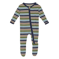 Footie 2 way Zipper