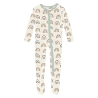 Muffin Ruffle Footie w/ 2 way Zip