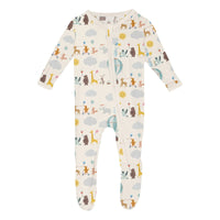 Footie 2 way Zipper