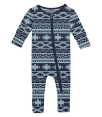 Print Convertible Sleeper w/ Zipper