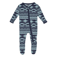 Footie 2 way Zipper