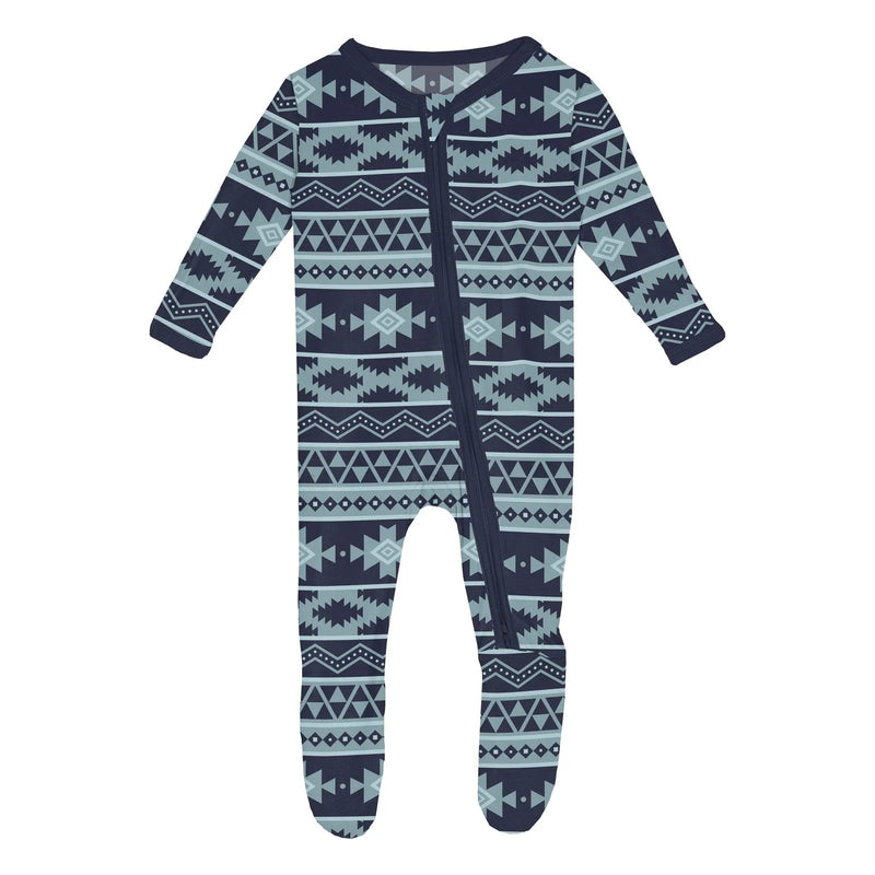 Footie 2 way Zipper