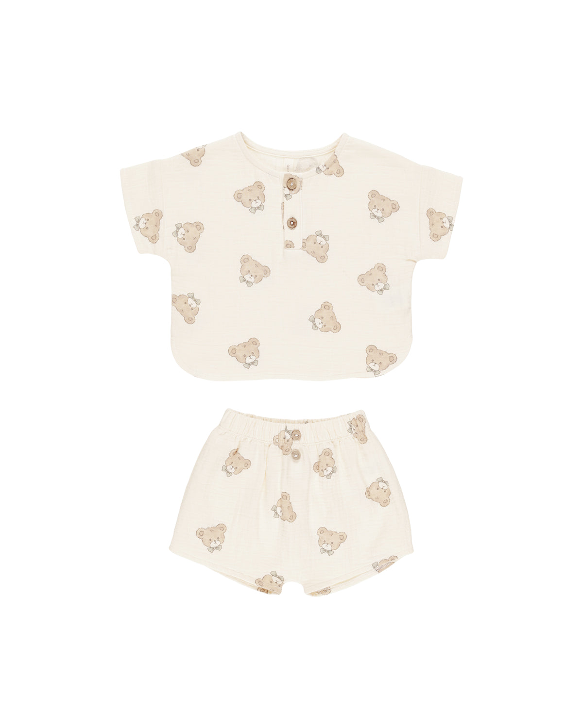 Woven Boxy Top & Short Set