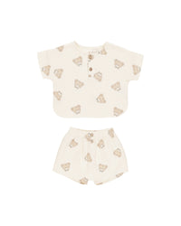 Woven Boxy Top & Short Set