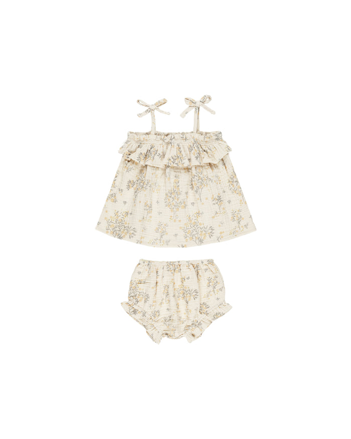 Ruffle Tube Top Set