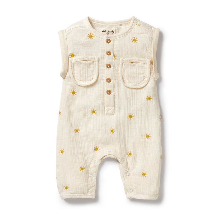 Organic Crinkle Growsuit