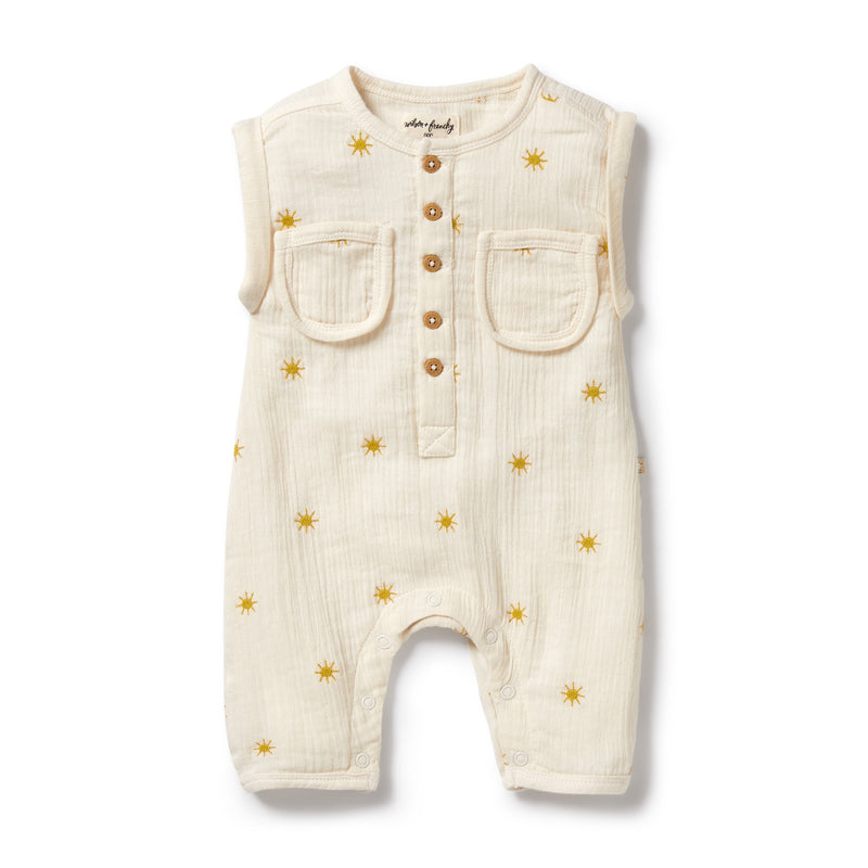 Organic Crinkle Growsuit