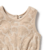 Organic Playsuit with Drawstring Waist