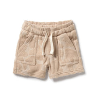 Organic Terry Shorts with Pockets