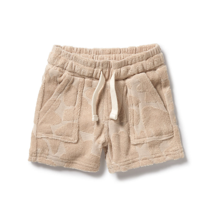 Organic Terry Shorts with Pockets