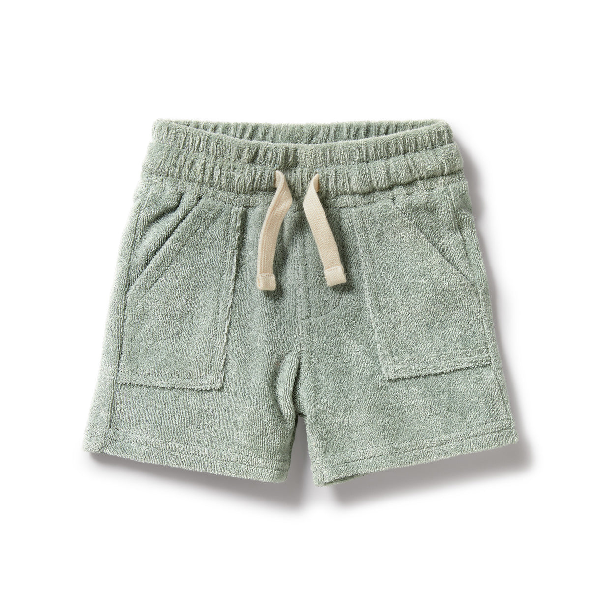 Organic Terry Shorts with Pockets