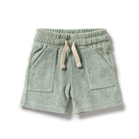 Organic Terry Shorts with Pockets