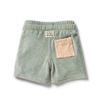 Organic Terry Shorts with Pockets