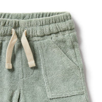 Organic Terry Shorts with Pockets