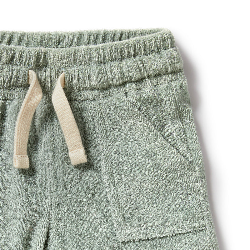 Organic Terry Shorts with Pockets
