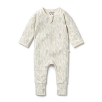 Organic Zipsuit with Feet