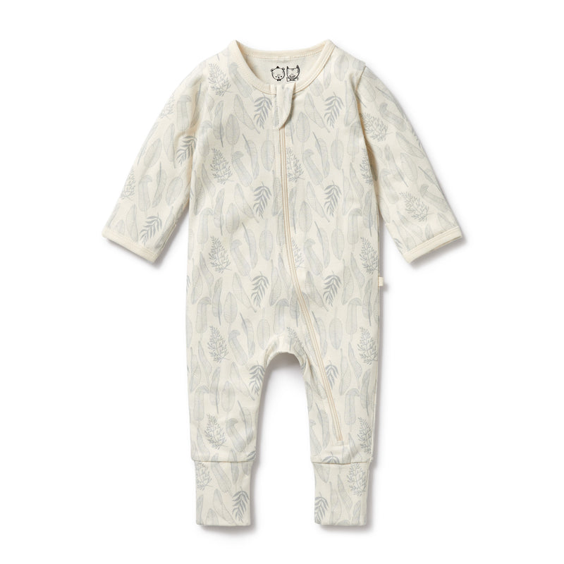 Organic Zipsuit with Feet