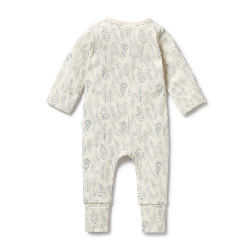 Organic Zipsuit with Feet
